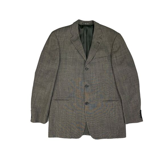 Hugo Boss Blazer Mens 44L Long Black Wool Blend Einstein Sport Jacket Coat - Picture 1 of 16